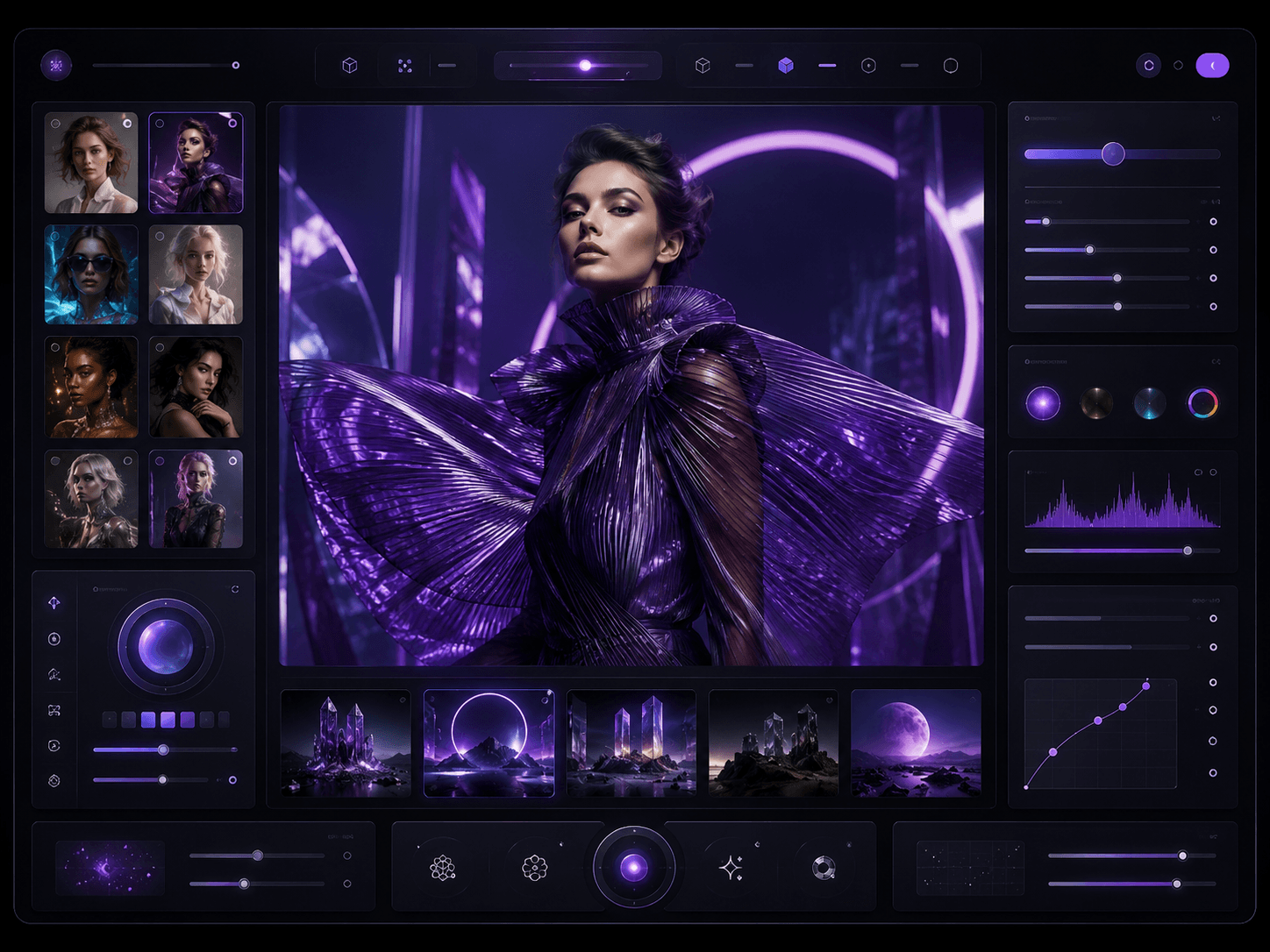Creavax image generation workspace preview