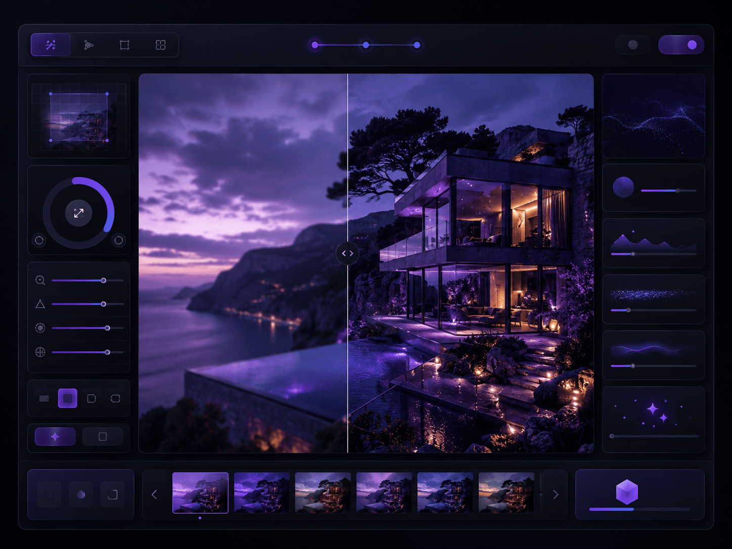 Creavax Universal AI Upscaler workspace preview