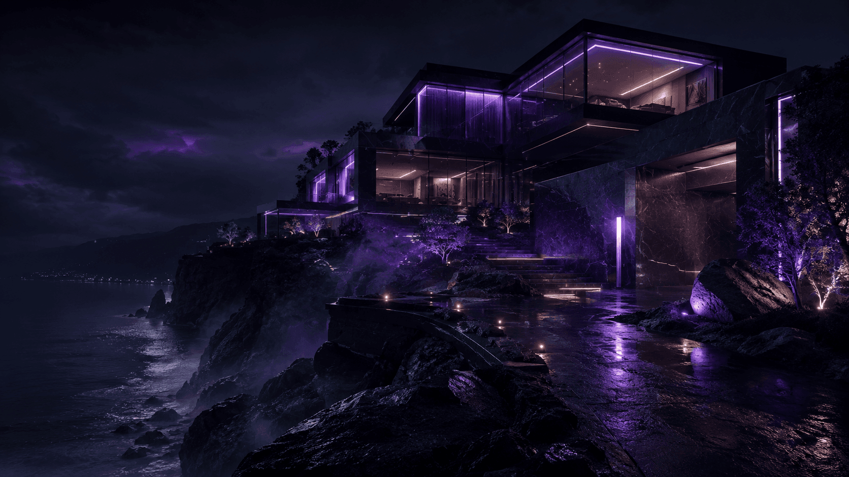 Architecture after dark